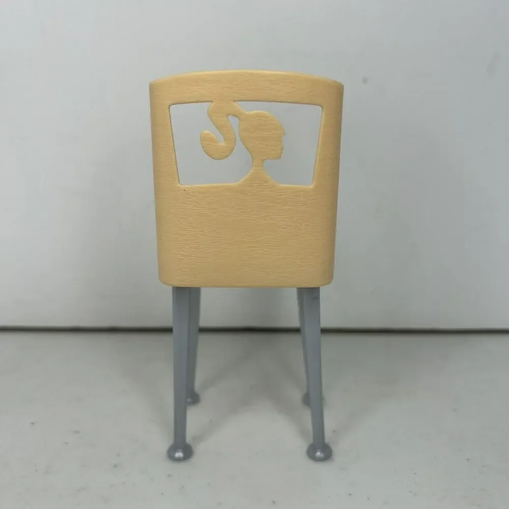 Mattel Barbie Doll Replacement Dinner Date Chair CGM01-2059 Silhouette‎ 2014